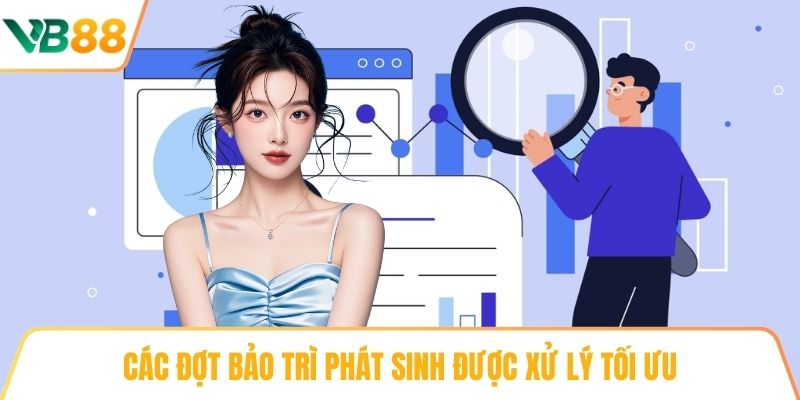 Các đợt bảo trì phát sinh được xử lý tối ưu